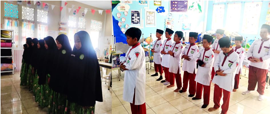 Santri SD Quba Tetap Jalankan Pembiasaan Ibadah di Tengah Pelaksanaan ANBK